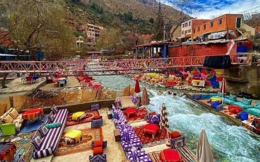 Marrakech: Ourika Valley with guid + lunch +Atlas Mountains - A Berber house and a look at argan oil