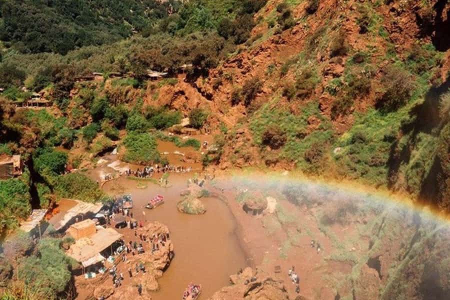 Marrakech: Ouzoud Waterfalls Trip, Guided Hike & Boat Option - Walking the Mountain Paths Under Olive Trees