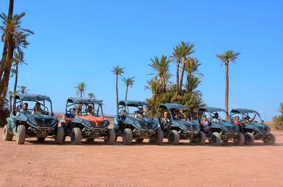 Marrakech: Palm Grove and Desert Buggy excursion - The photo stop and the dusty reality