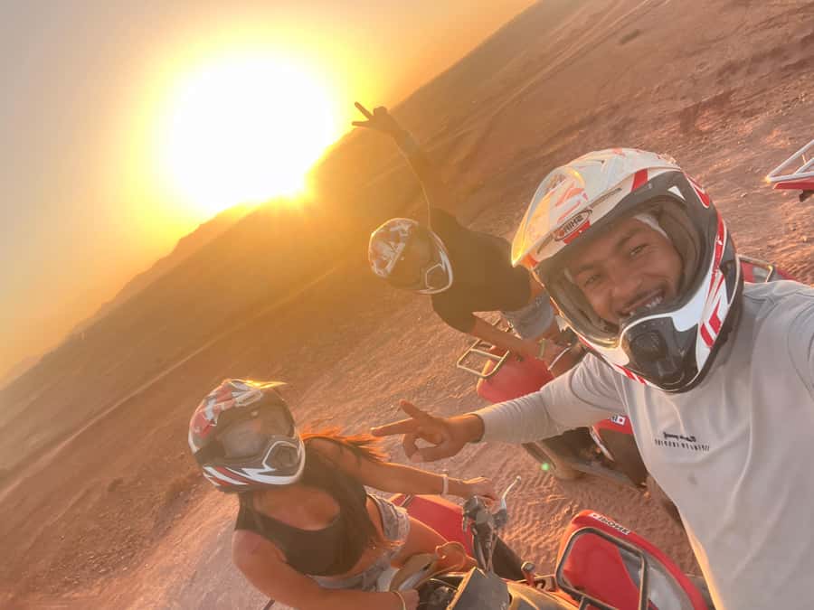 Marrakech: Palm Grove and Jbilat Desert Quad Bike Tour - The mint-tea break and photo stops
