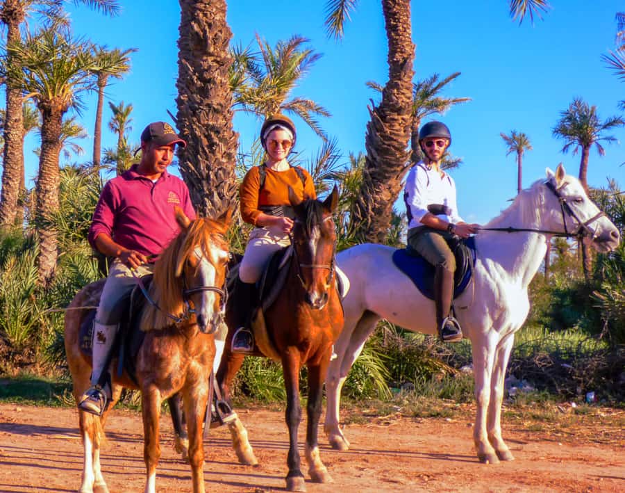 Marrakech: Palm Grove Horseback Riding Tour - Mint tea in a Berber tent