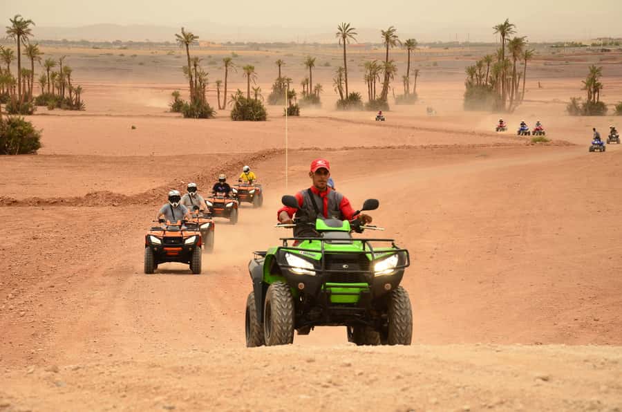 Marrakech: Palmeraie Guided Quad Tour with Tea Break - Riding into Marrakech’s Palmeraie