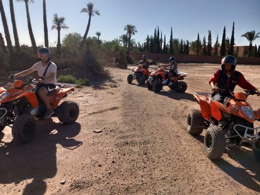 Marrakech: Palmeraie Quad Bike Desert Adventure - Timing, transfers, and cancellation