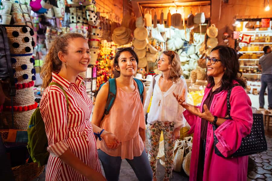 Marrakech: Private Souks Tour with Tea and Traditional Snack - Key points at a glance