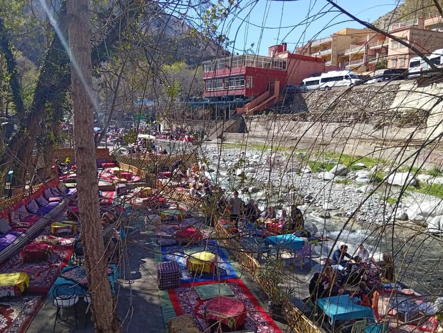Marrakech : Private To Ourika Valley Atlas Mountains & Lunch - The walk toward Setti Fatma waterfalls