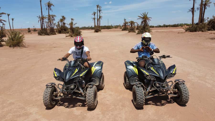 Marrakech: Quad activity in the Palmeraie with Tea break - Booking flexibility and final checks