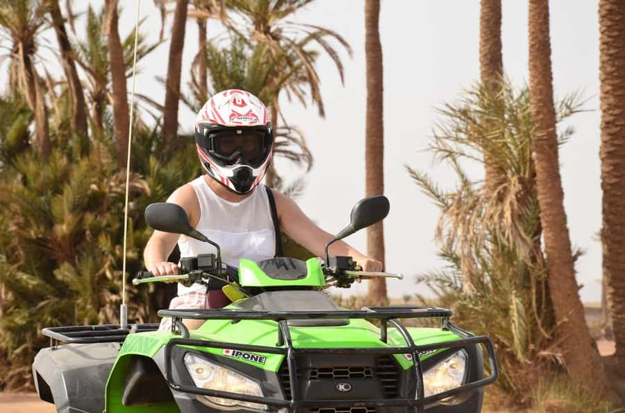 Marrakech: Quad activity in the Palmeraie with Tea break - From Marrakech streets to the Palmeraie