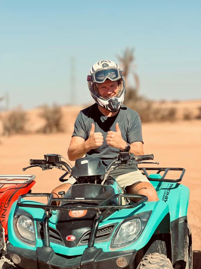 Marrakech: Quad activity in the Palmeraie with Tea break - Two hours through palms and Jbilets tracks