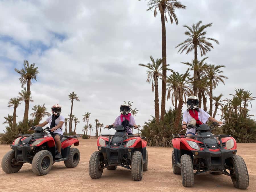 Marrakech: Quad Bike and Camel Ride Tour - Getting comfortable on the quad bike