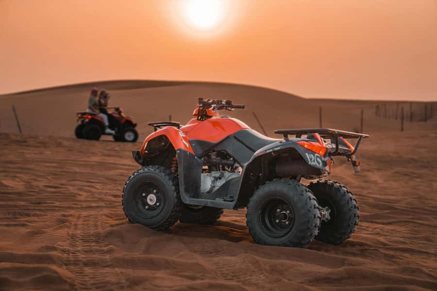 Marrakech : Quad Bike and Camel Ride with dinner in Agafay - Sunset, photographs, and a lantern-lit dinner