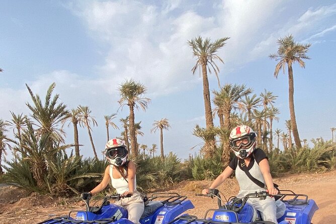 Marrakech Quad Bike Experience with Hotel Pick up and Drop Off - Tea, bread, and the dusty finish