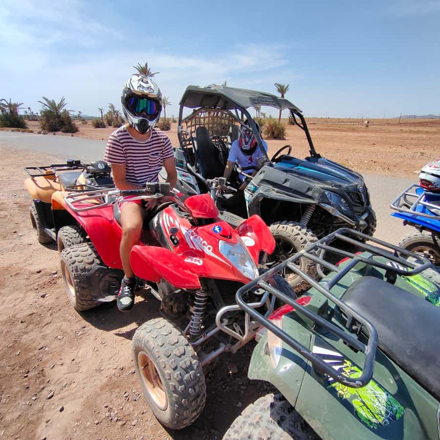 Marrakech: Quad Bike Tour to Palm Oasis and Jbilat Desert - From Marrakech streets to the Palmeraie