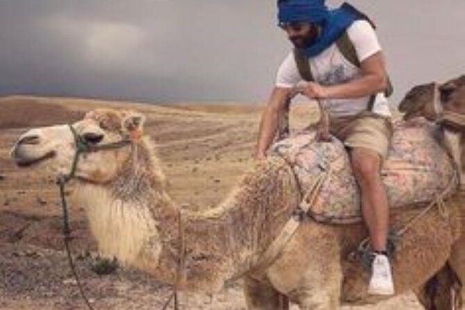 Marrakech: Quad & Camel Ride with Sunset, Dinner & Show - Sunset over the rocky desert