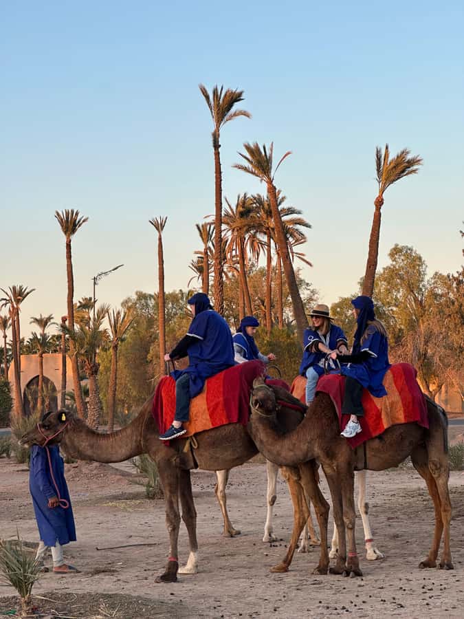 Marrakech:quad excursion at Jbilet desert with Moroccan tea - Getting set up for the quad ride