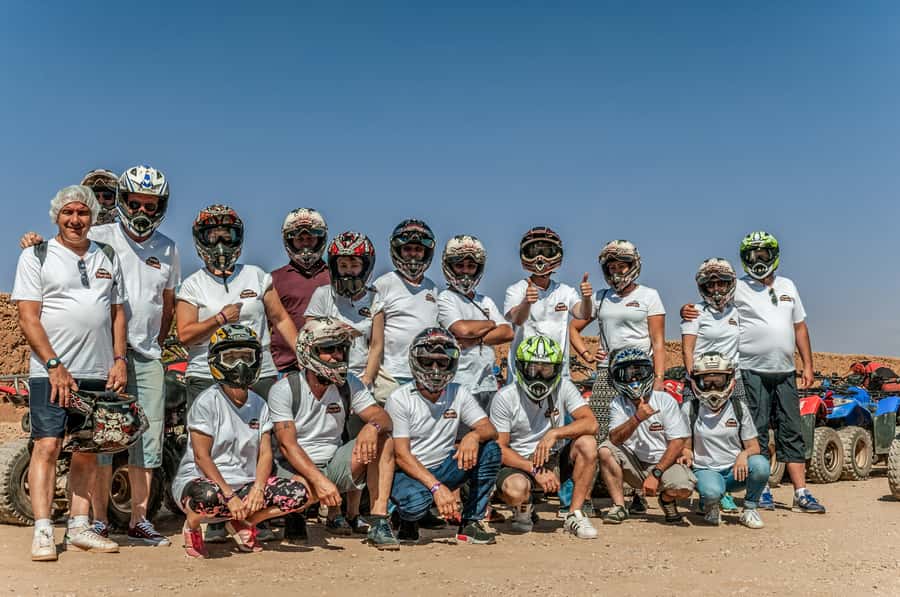 Marrakech: Quad Tour in Jbilets Desert with Palm Grove - Palm trees, photos, and Atlas views