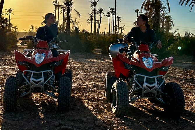 Marrakech: Quad tour in the Palmeraie and desert jbilet - Leaving Marrakech for the Palmeraie