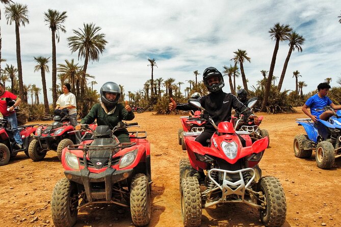 Marrakech: Quad tour in the Palmeraie and desert jbilet - Tea in a Berber Village