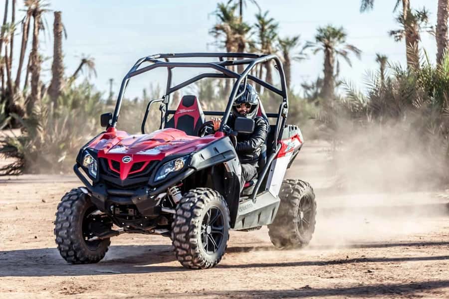 Marrakech : Ride buggy in the desert of the palm grove - Mint tea at a village or bivouac