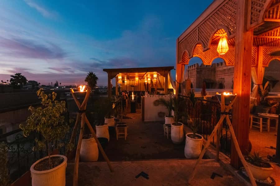 Marrakech: Rooftop Dinner with Koutoubia View - Choosing Between the Two Menus