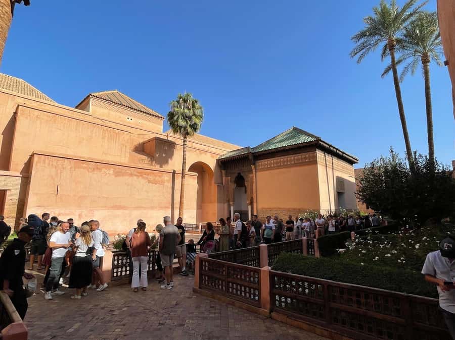 Marrakech: Saadian Tombs, Bahia Palace, Medina and Souk Tour - Bahia Palace, courtyards and court politics