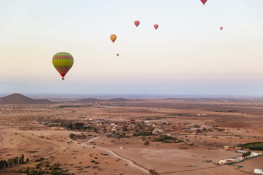 Marrakech: Shared Balloon Flight with Tea - Leaving Marrakech before dawn
