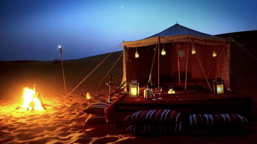 Marrakech: Sunset Dinner in Agafay Desert with Camel Ride - Camel riding across Agafay’s open terrain