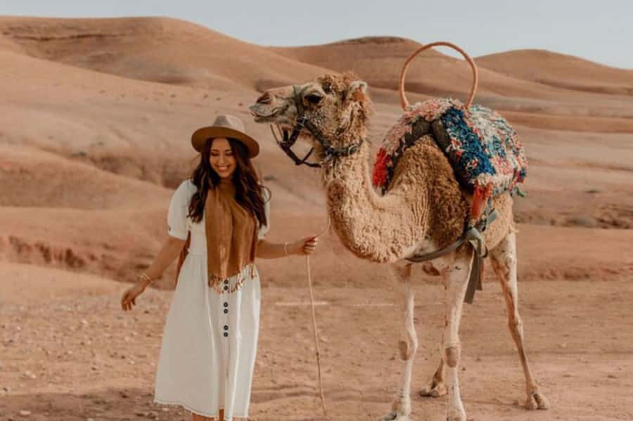 Marrakech: Sunset Dinner in Agafay Desert with Camel Ride - Berber music and the fire show