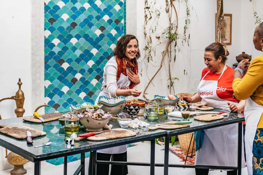 Marrakech: Tajine Cooking Class in a Traditional Riad - From Djemaa El-Fna into the Marrakech souks