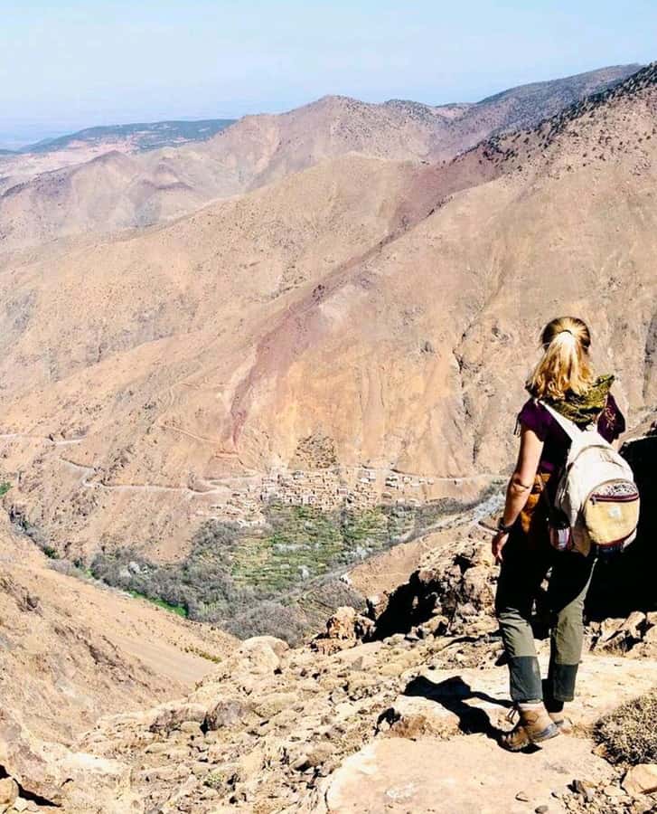 Marrakech: Tedli Summit Atlas Mountains Day Hike & Lunch - Lunch with views of Jbel Toubkal