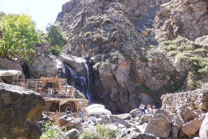 Marrakech: Three Valleys, Atlas, Camel Ride, Waterfalls, & Lunch - Hiking from Imlil to the waterfalls
