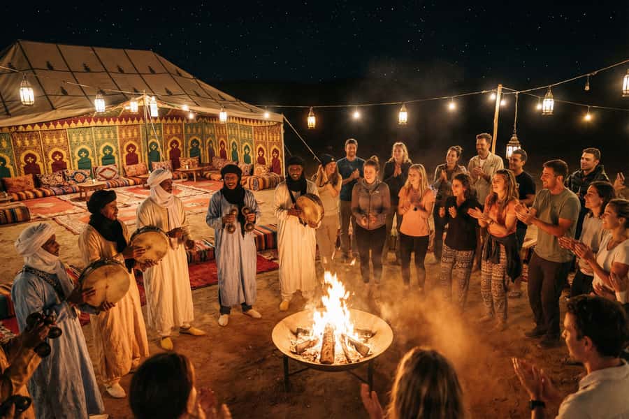 Marrakech to Merzouga: 3-Day Sahara Desert Tour & Camel Ride - Sunset by camel in the Erg Chebbi dunes