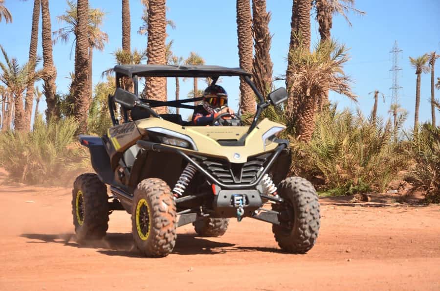 Marrakech: Tour Buggy 1000cc In Palm Oasis and Jbilat Desert - The 30-minute ride from Marrakech