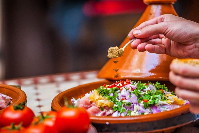 Marrakech Tour: Tajine Cookery Class Experience - Choosing the ingredients at several market stalls