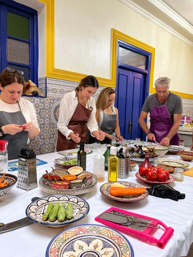 Marrakech: Traditional Moroccan Cooking Class & Market Visit - A market start in the Marrakech Medina