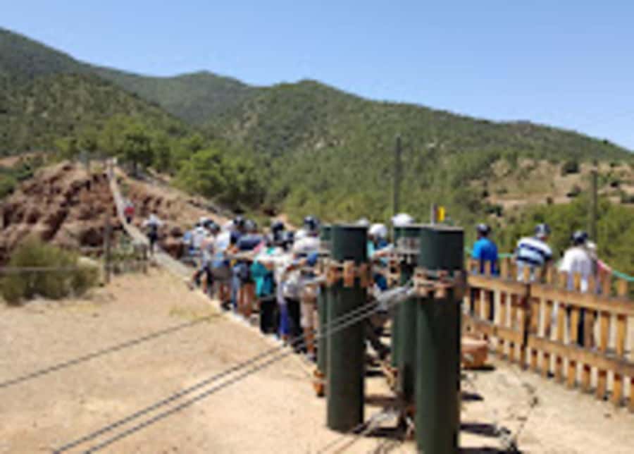 Marrakech: Zip-Line in the Atlas Mountains & Berber villages - Flying over the pine forest