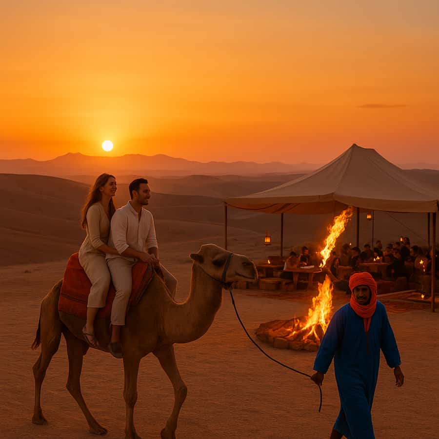 Marrakesh: Agafay Desert Sunset, Camel Ride, and Dinner Show - Should you book the Agafay sunset experience?