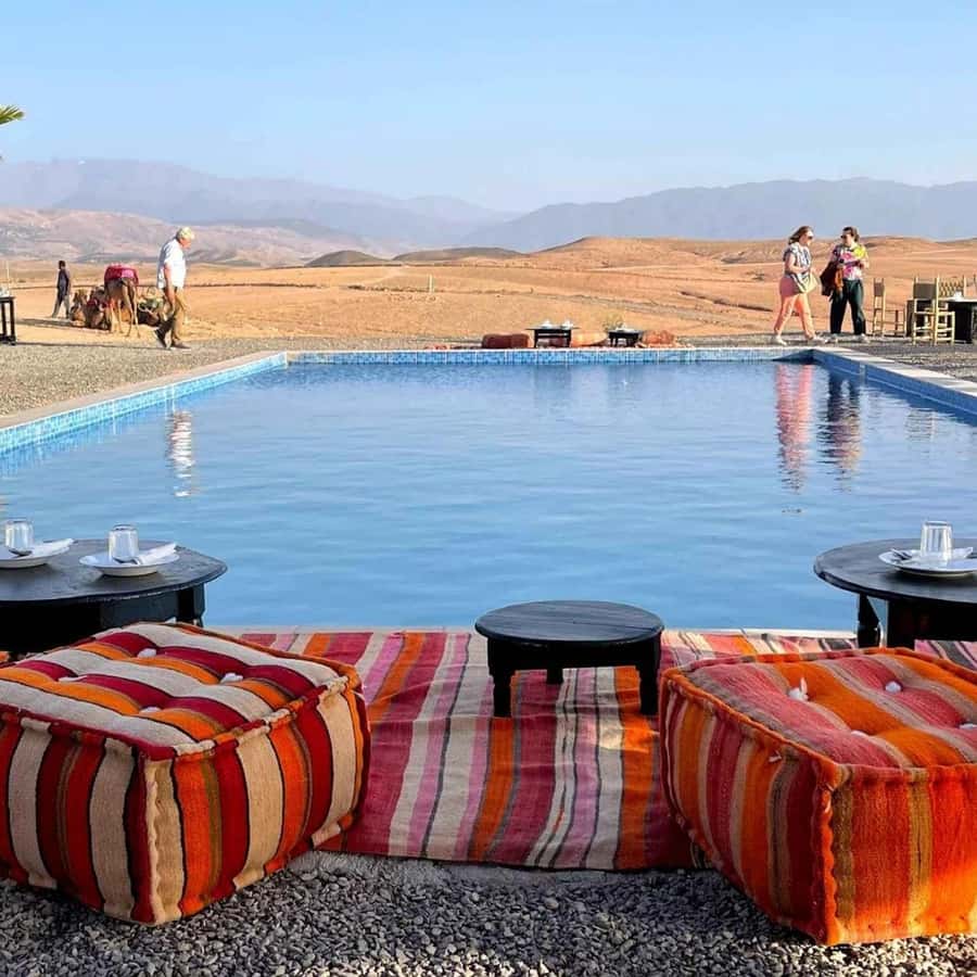 Marrakesh: Agafay Desert Tour with Lunch and Swimming Pool - Key points at a glance