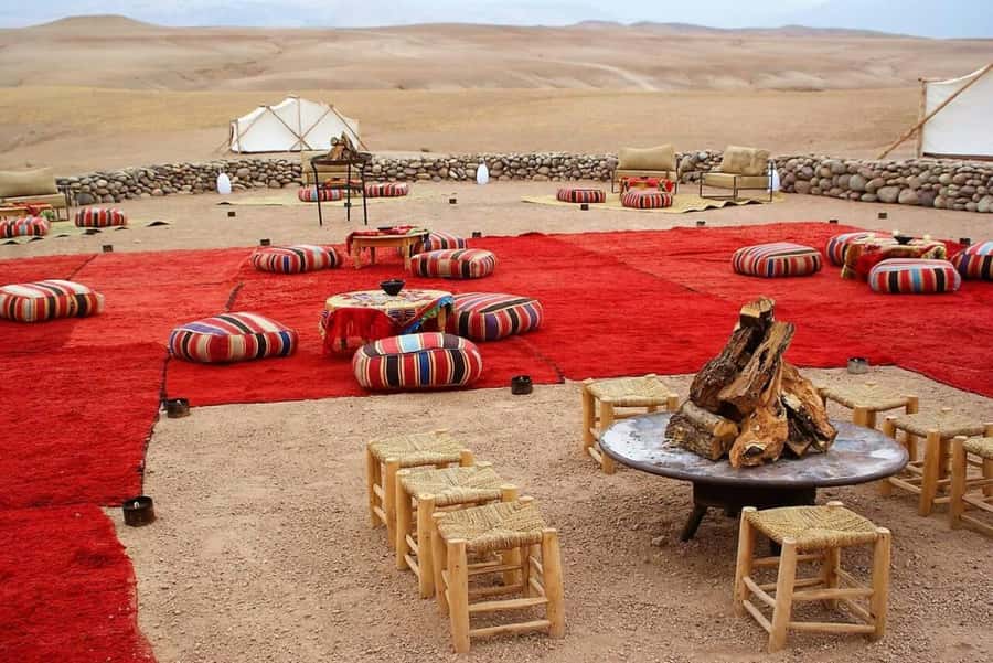 Marrakesh: Desert & Mountain Tour with Camel Ride & Lunch - The Haouz Plain and the road home