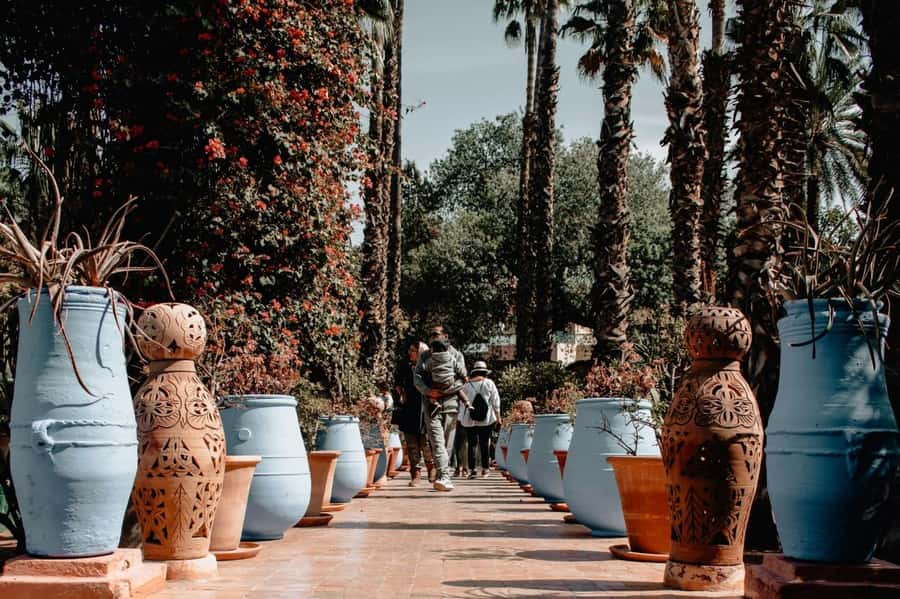 Marrakesh: Majorelle Garden Entry Tickets - Entering with a timed QR ticket