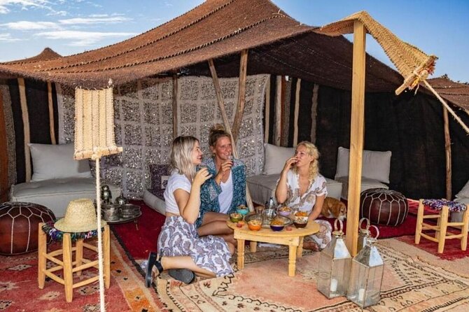 Marrakesh: Sunset Dinner in Agafay Desert with Show & Transfers - Music, dancing, and the fire show