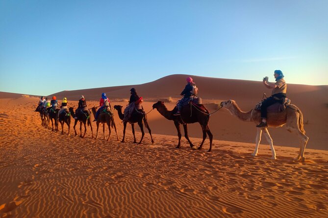 Marrakesh to Fez 3-Day with Overnight merzouga Desert Camping - Sunrise, breakfast, and the return camel ride