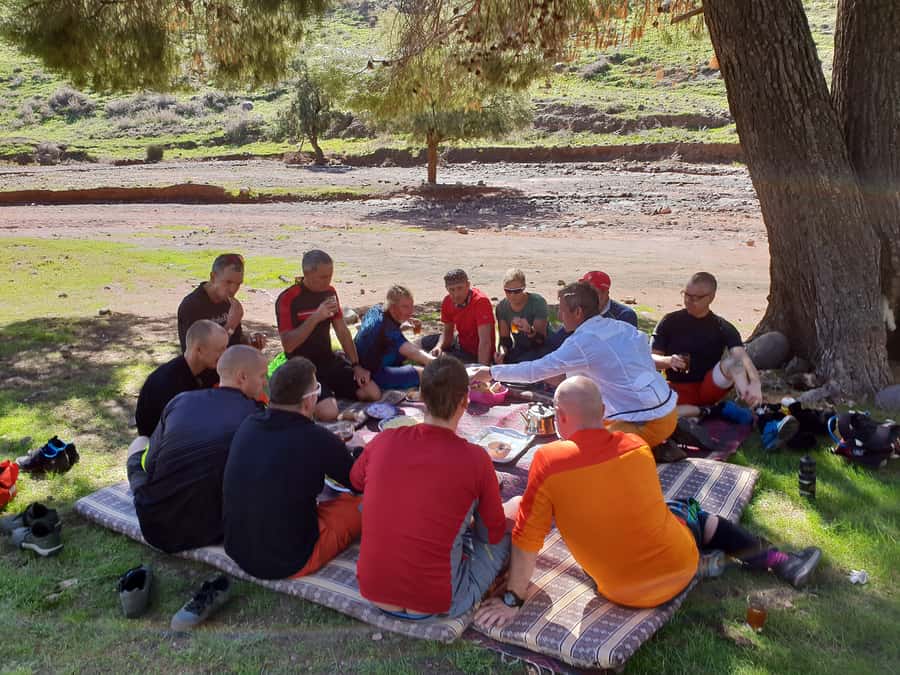 Marrakesh: Toubkal National Park Mountain Bike Trip w/Lunch - Bike fitting and the first climb