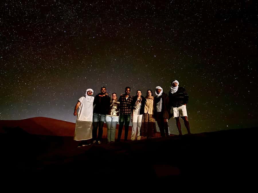 Merzouga: 1-Night in the luxury camp. camel ride & Dinner - Riding into Erg Chebbi at sunset