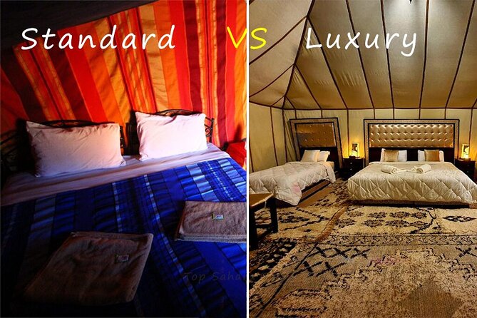 Merzouga Camel Ride & Overnight Desert Camps - Choosing between the standard and luxury camp