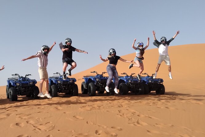 merzouga Desert 1 hour or two hour Quad Bike, and sandboarding - Guides, Safety, and the Human Side of the Ride