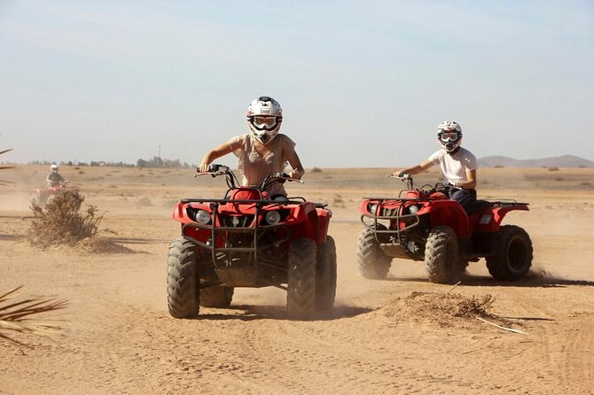 Merzouga Desert Quad bike Adventure with Sand boarding - Tea, palms, and a pause in the sand