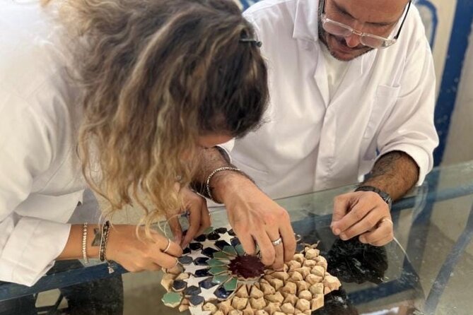 Mosaic workshop in Marrakech - Pickup and the Start of the Workshop