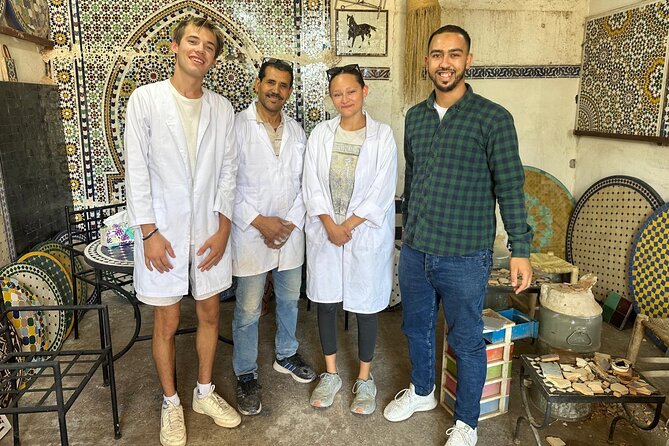 Mosaic workshop in Marrakech - Cutting Tesserae: The Part That Changes Your View