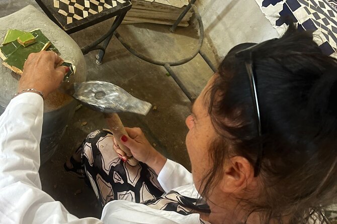 Mosaic workshop in Marrakech - Mint Tea and a Welcome Pause