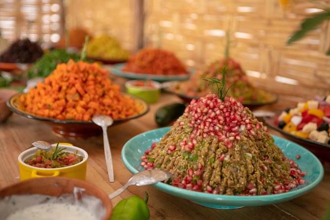Organic Moroccan Cooking Class At Secret Berber Garden CT - Picking ingredients before the first recipe